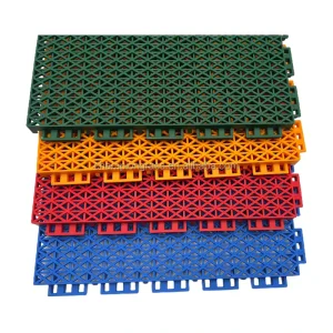 PP Interlocking Plastic Floor Tiles for Basketball Courts