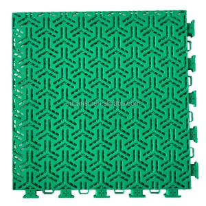PP Interlocking Portable Playground Plastic Tiles Temporary Outdoor Basketball Floor