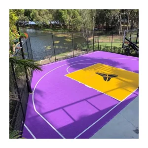 PP Interlocking Sports Floor for Outdoor Pickleball and Basketball Courts