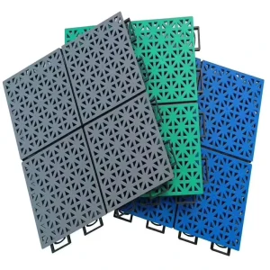 PP Interlocking Tiles for Outdoor Basketball Courts