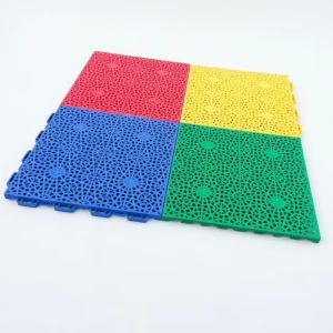 PP Interlocking Tiles for Outdoor Basketball Courts, Gym and Workshop Sports Flooring, Waterproof Anti-Slip Drainage