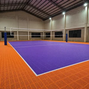 PP Interlocking Tiles for School Volleyball Courts, Training, and Physical Education