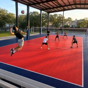 PP Interlocking Volleyball Court Flooring for Indoor and Outdoor Venues