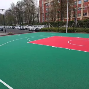 PP Interlocking Waterproof Anti-Slip Sports Flooring Tiles for Outdoor Sports Venues
