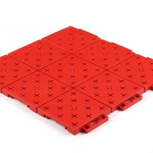 PP Material Elastic Star Interlocking Artificial Grass Tiles for Outdoor Sport Courts Eco friendly Fireproof Sport Floor