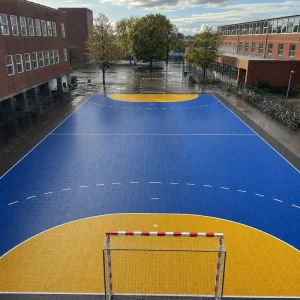 PP Modular Interlocking Handball Court Flooring Tiles for Indoor and Outdoor Courts