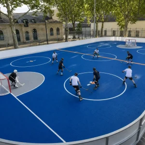 PP Modular Interlocking Inline Hockey Rink Flooring Tiles for Outdoor Sports Courts