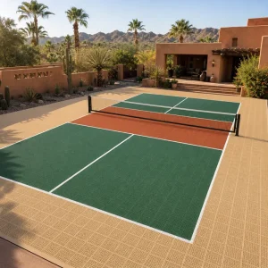 PP Modular Interlocking Pickleball Court Flooring System for Outdoor Sports
