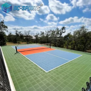 PP Modular Interlocking Sports Floor Tiles For Basketball Tennis Volleyball Multi Purpose Court Flooring