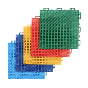 PP Modular Interlocking Sports Flooring Tiles for Futsal and Football