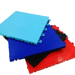 PP Modular Sports Flooring Tiles for Indoor and Outdoor Basketball, Volleyball, Hockey, and Tennis Courts
