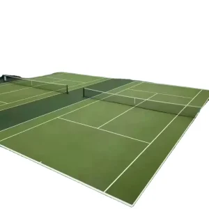 PP PE Curly Artificial Grass for Basketball, Football, Padel, Cricket and Tennis Courts