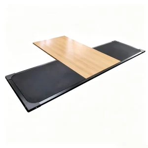 PP PE Solid Wood Weight Lifting Platform Anti Static Shock Absorbing Deadlift Squat Training Gym Floor Platform