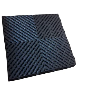 PP Plastic Anti-Slip 20mm Garage Interlocking Drainage Floor Tiles Mat for Car Shop Office Workshop Industrial Use Colorful