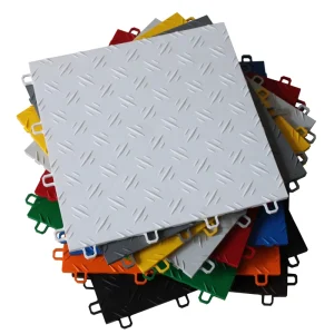 PP Plastic Interlocking Workshop Floor Tiles UV Resistant Food Grade 10mm Thick