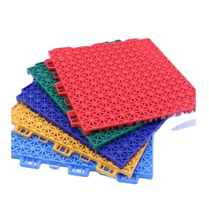 PP Rigid Modular Interlocking Sports Court Tiles for Outdoor Basketball and Multi-Purpose Waterproof Flooring