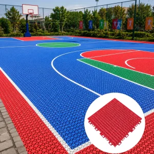 PP Sports Flooring Modular Floor Tiles for Indoor Outdoor Badminton Court and Multi Sport Flooring