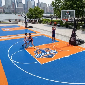 PP Water Repellent Interlocking Floor Tiles Outdoor Badminton Court Basketball Sport Court Tiles
