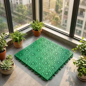 PP Wear-Resistant Interlocking Plastic Flooring Tiles for Outdoor Sports Venues and Schools