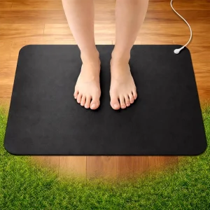 PU Leather Conductive Anti-Static Grounding Mat for Desk, Floor, or Office Use