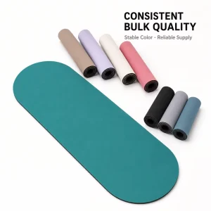 PU Natural Rubber Yoga Mat 183x68cm 4.5mm Capsule Shape Anti-Tear Shock-Absorbing Stain-Resistant Wear-Resistant