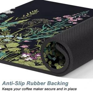 PU Water Absorbent Rubber Mat Coffee Mat Pet Mat, Anti-slip and Water Absorbent Custom Shapes and Thickness Available