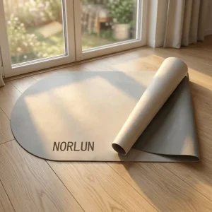 PU Yoga Mat Non-Slip Natural Rubber Fitness Mat Anti-Skid Thick Gym Mat Custom Logo OEM Pilates Mat