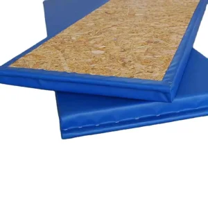 PU and Wood Gym Wall Pads 5cm Thick Non-Slip Washable Cushion Padding