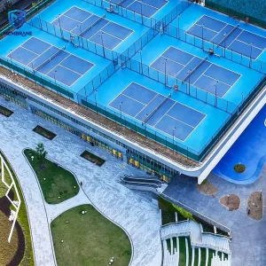 PVC Acrylic Pickleball Court Sports Flooring, Anti-Slip Wear-Resistant Shock-Absorbing