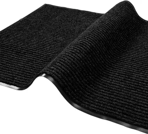PVC Backing Doormats Dirt Trapper Stripe Door Mat Heavy Duty Non-slip Shoes Scraper Entrance Carpet