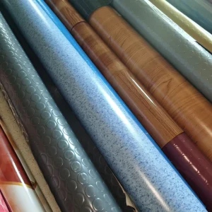 PVC Carpet Roll Indoor Vinyl Flooring Heavy Duty Plain Surface for Hospital School Warehouse Workshop Garage Factory
