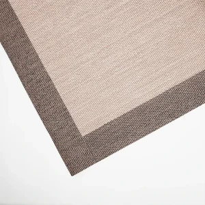 PVC Classical Red and Brown Anti-Slip Door Mat for Home and Commercial Use
