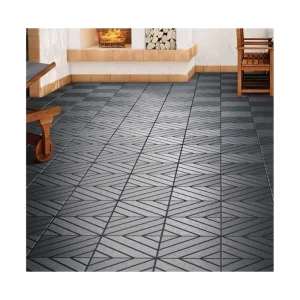 PVC Decking Tiles 0.98*0.98 Inch, Interior and Exterior Plastic Flooring