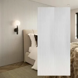 PVC Film Wooden Soundproof Board Wall Panels Sound Absorbing Panel MDF Akupanel Wood Slat Acoustic Panel