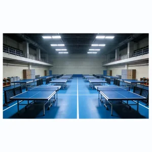PVC Floor Carpet Rolls Customizable PVC Sports Flooring Price PVC Floor Sheet for Table Tennis Hall