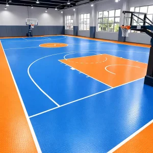 PVC Indoor Basketball Court Flooring Roll Sports Vinyl Floor for Gym Stadium