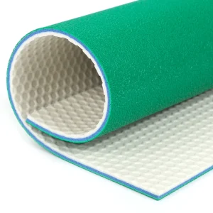 PVC Indoor Durable Anti Slip BWF Sports Flooring 4.5mm Eco Friendly Shock Absorption
