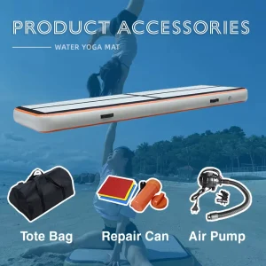 PVC Inflatable Air Track Tumbling Mat, Folding Exercise Mat