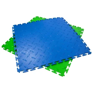 PVC Interlocking Floor Tiles Oil-Resistant Fireproof Modular Plastic Flooring for Garage Factory and Workshop