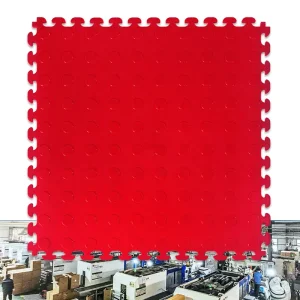 PVC Interlocking Floor Tiles Waterproof Fireproof Wear-resistant Eco-friendly Anti-slip for Garages and Warehouses