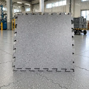 PVC Interlocking Flooring for Industrial Workshops, Anti-Slip and Wear-Resistant
