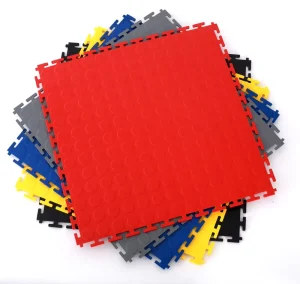 PVC Interlocking Garage Floor Tiles Removable Floor Mats for Warehouse