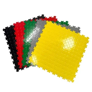 PVC Interlocking Plastic Flooring for Warehouse Indoor Use 7mm Thickness