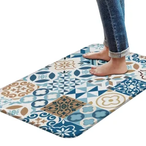PVC Kitchen Floor Mat Non-slip Oil-resistant Waterproof Washable Wipe-clean Modern Minimalist Doormat
