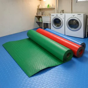 PVC Non Slip Garage Workshop Floor Mat Set for Indoor Use