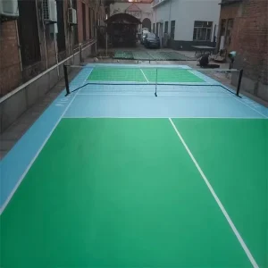 PVC Pickleball Court Pickleroll Flooring Roll Court Surface Portable And Suitable For Indoor Customized
