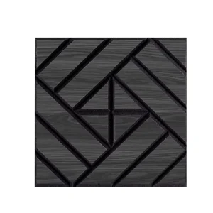 PVC Polyester Acoustic Panel 60×60 cm Artistic Design for Interior Wall Decoration Soundproofing Noise reducing Sound Absorption