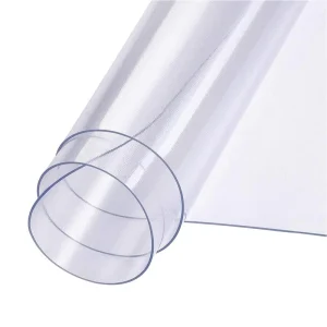 PVC Rectangle Non-Slip Stain Resistant Floor Chair Mat 1-1.5mm Panel Protective Under Refrigerator and Washing Machine Washable