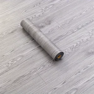 PVC Self Adhesive Natural Oak Walnut Maple Wood Grain Vinyl Flooring Waterproof Scratch Resistant Eco-Friendly Graphic Design
