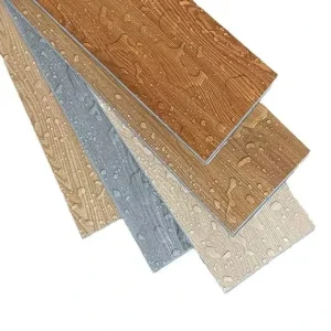 PVC Self Adhesive Vinyl Floor Tile Plastic Vinyl Floor Stickers Waterproof Wood Look Peel and Stick LVT Flooring